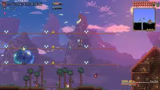 calamity Infernum mode king slime battle (ranger class)