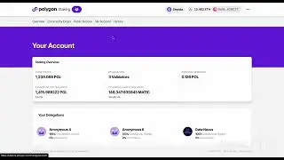 How to Claim your Stake on Polygon staking
