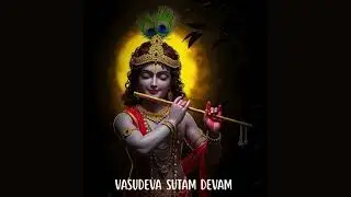 Vasudeva Sutam Devam – Krishna Ashtakam Opening Verse, Powerful Sanskrit Hymn to Lord Krishna