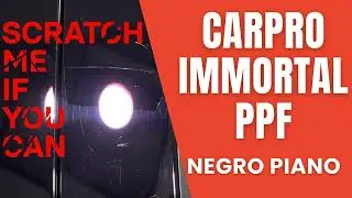 ¡Mantén tu negro piano como nuevo para siempre! CarPro Immotal PPF