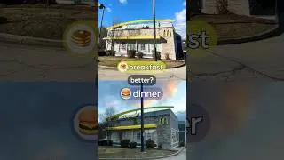 McDonald&rsquo;s Breakfast vs Dinner