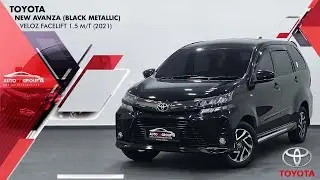 TOYOTA NEW AVANZA (BLACK METALLIC) TYPE VELOZ FACELIFT 1.5 M/T (2021)