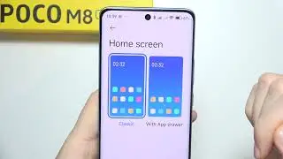 POCO M8: How to Turn On or Off Application Drawer