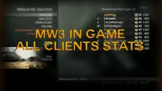 Mw3 All Client Stats in Game! OPEN!!!!!