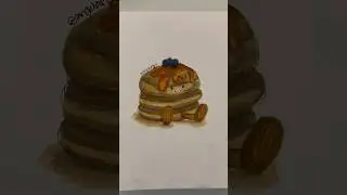 Jelly cat art 🥞🫐 @JellycatLondon #shorts #fyp #art