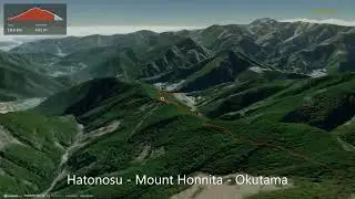 Hatonosu - Mount Honnita - Okutama ∆ hiking trails ∆ 3d-trail.com/japan/