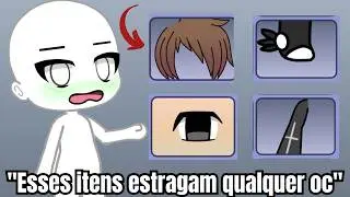 Transformei os itens mais feios do Gacha em um OC!