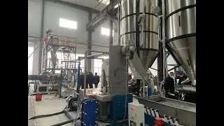 KERKE 3000kg/h Output 95D Triple Screw Extruder, Gravimetric Dosing, Underwater Pelletizer, Packing