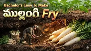 5 Minutes Mullangi Fry 😱 | Crispy Radish Fry Telugu | Simple Veg Recipe