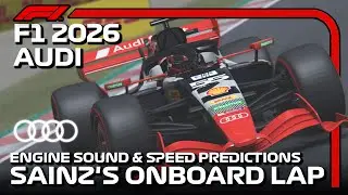 F1 2026 Audi Sainz's Onboard Lap｜Future Engine Sound & Speed Predictions｜#SpanishGP  #Assettocorsa
