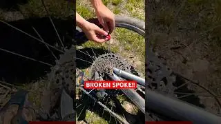 JUMPING ON A BROKEN SPOKE!! #freeridemtb #mtbbicycle #downhillbike #Istreet