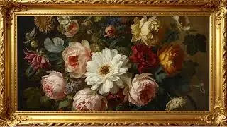 Eternal Vintage Flowers &ndash; 4K Art Ambience for Serene Atmosphere | 4K Frame TV Art