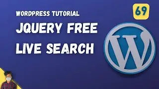 jQuery Free Live Search | WordPress Tutorial | Episode 69