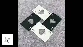 🔥 Unique Poker Card Bottle Opener! 🔥 #BeerOpener #pokercards  #BarAccessories #partyessentials