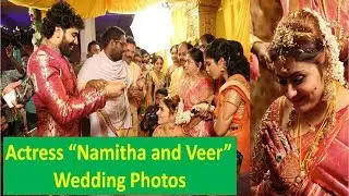 Actress Namitha and Veer Wedding Photos
