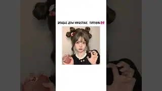 DOUBLE BOW HAIRSTYLE TUTORIAL🎀