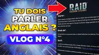 L&rsquo;anglicisation de Raid Shadow Legends ? (vlog n&deg;4)