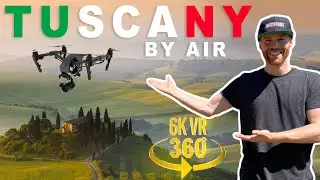Tuscany - By Air - 6K 360 VR Video