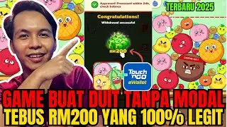 Cara Buat Duit RM200 Dari Game Dibayar ke Touch N Go eWallet - FRUIT BOOM APP