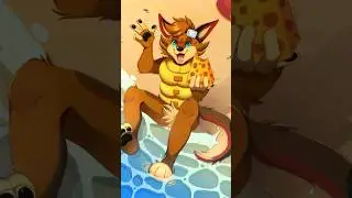 The Cheesiest Furry Art I&rsquo;ve Commissioned #furries #furryart #commission