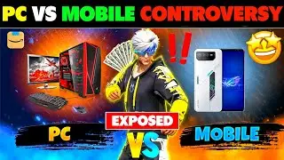 PC vs Mobile Free Fire Controversy 😡 | PC Pe Khelna Fair Hai Ya Nahi? 🚫🔥 Full Explanation!