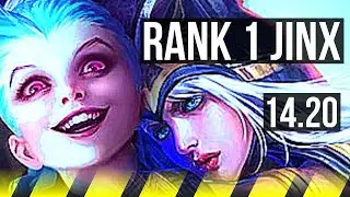 JINX & Senna vs ASHE & Nautilus (ADC) | Rank 1 Jinx, 8/0/9, Rank 6 | NA Challenger | 14.20