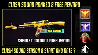 Clash squad ranked season 8 reward || cs season 8 reward free fire || free fire new event