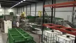 Krattenwasser vol automatisch, crate washer full automatically Mafo Cleaning Equipment