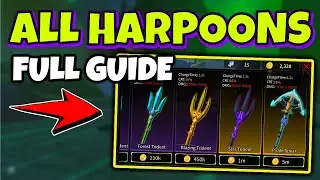 ALL HARPOONS in SPEAR FISHING Roblox - Every Stat Price and Rarity Explained
