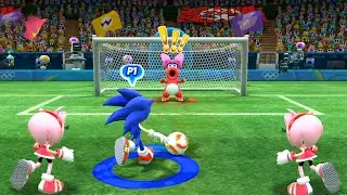 Mario & Sonic Rio 2016 Olympic Games Football Sonic, Blaze, Amy, Knuckles