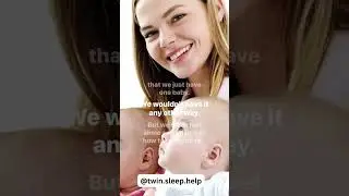 👯&zwj;♀️ As a mom of twins, I found that most advice on child rearing, including sleep, assumed that I