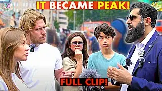 Full-Clip! British Couple Examined Islam! Smile2Jannah | Speakers Corner