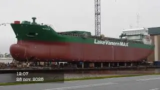 NIEUWSFLITS/ Aankondiging Tewaterlating Van 'NAVEN', Gemaakt Door Ferus Smit* - #3483NL