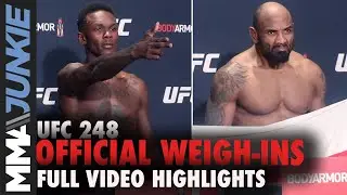 UFC 248 official weigh-in highlight