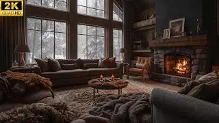 Warm Intimate Living Room Ambience for Comfort 🛋️🔥