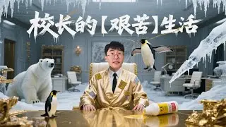 校长的艰苦（奢靡）生活，校长办公室开了一个缝全球居然进入了冰河时代#搞笑#喜剧#沙雕剧情#爆笑#校园#内容过于真实