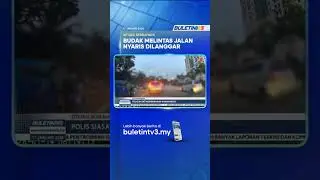 SITUASI BERBAHAYA | Polis Siasat Insiden Kanak-Kanak Melintas Di Jalan Raya Sibuk