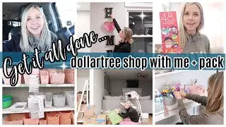 *NEW* GET IT ALL DONE VLOG / DOLLAR TREE SHOP WITH ME 2021 + PACKING TIFFANI BEASTON HOMEMAKING SAHM