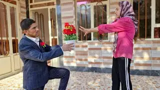 Controversial proposal from a young boy to a nomadic girl | Incredible reaction