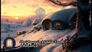 Calm Winter in the Shire ❄️ | Fairytale Flute & Cozy Fantasy - LOTR Ambience
