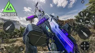 Clearing lobbies with meta PKM in Delta force mobile operation 