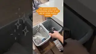 The Solution To Really Smelly Garbage Cans In Your Home 🗑 #shorts