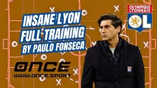 INSANE LYON TRAINING! ⚡ Paulo Fonseca’s High Speed Warm Up, Possession & Game!