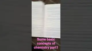 some basic concepts of chemistry part1
