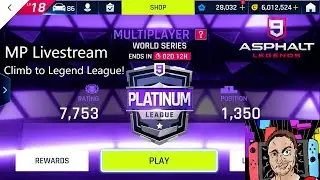 🔴📡 Multiplayer Stream - Platinum into Legend League - Asphalt 9 Legends - Nintendo Switch