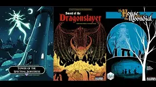 Tower of the Spectral Sorceress, Sword of the Dragonslayer, and The House Under the Moondial