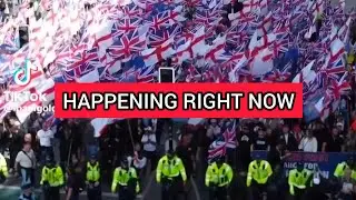 BRITAIN FIRST MARCHING LIVE IN MANCHESTER