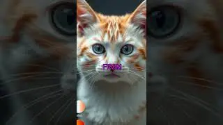 Why Do Cats Have Different Colors? The Science Explained! #facts #shorts #cat #ai