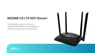 W2008-C 4G Router Unboxing & Test: MT7620N Chipset, 300Mbps WiFi, SIM Slot!