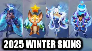 All New 2025 Winterblessed & Winter Wonder Skins Spotlight Zeri, Mel, Reindeer Smolder, Milio